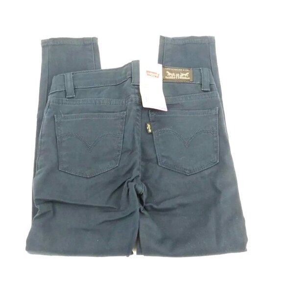 Levi's Girls Sateen Leggings Adjustable Waist 6 Regular NWT $36 - Picture 3 of 4